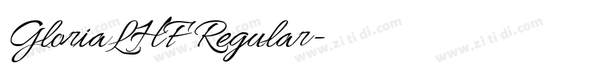 GloriaLHF Regular字体转换 GloriaLHF Regular字体转换